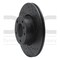 Dynamic Friction Co BRAKE ROTOR DRILLED AND SLOTTED BLACK 633-31089R - alternate 3